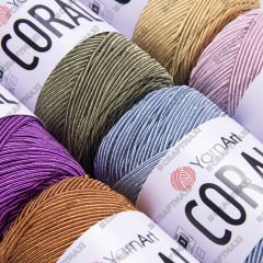 YARNART CORAL - EL ÖRGÜ İPİ SARI - 1903