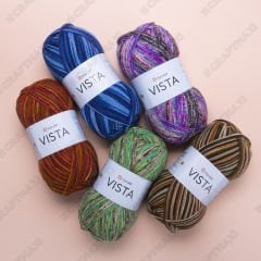 YARNART VISTA - EBRULİ EL ÖRGÜ İPİ EBRULİ - 5313