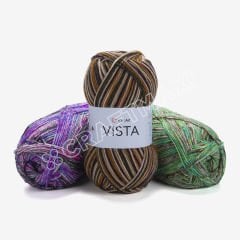 YARNART VISTA - EBRULİ EL ÖRGÜ İPİ