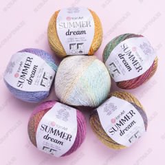 YARNART SUMMER DREAM - EBRULİ EL ÖRGÜ İPİ EBRULİ - 4305
