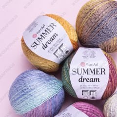 YARNART SUMMER DREAM - EBRULİ EL ÖRGÜ İPİ EBRULİ - 4305