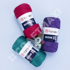 YARNART MACRAME XL - MAKROME EL ÖRGÜ İPİ KARAMEL - 155