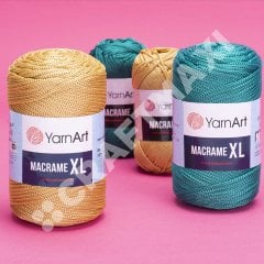 YARNART MACRAME XL - MAKROME EL ÖRGÜ İPİ PATLICAN MORU - 167