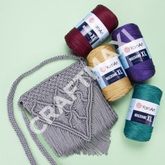 YARNART MACRAME XL - MAKROME EL ÖRGÜ İPİ TURKUAZ - 172