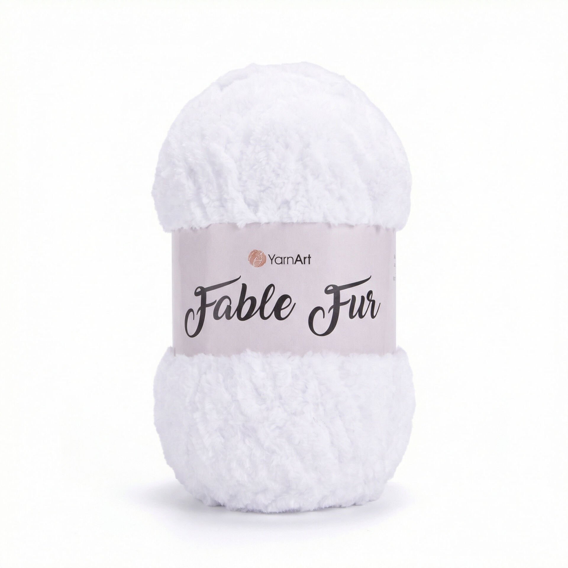 YARNART FABLE FUR - EL ÖRGÜ İPİ BEYAZ - 965