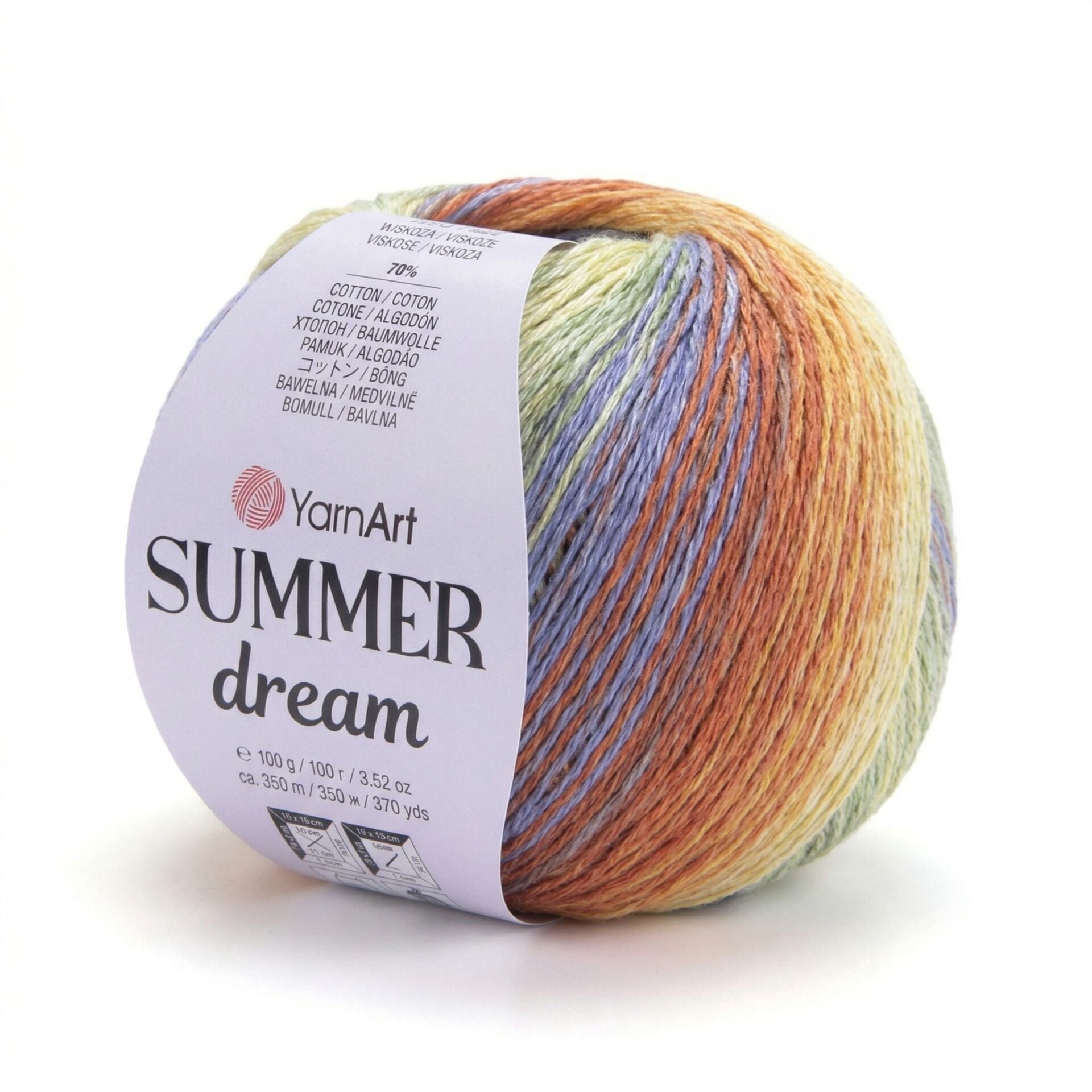 YARNART SUMMER DREAM - EBRULİ EL ÖRGÜ İPİ EBRULİ - 4301