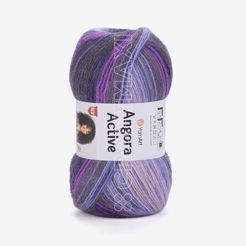 YARNART ANGORA ACTIVE NEW - EBRULİ EL ÖRGÜ İPİ EBRULİ - 847
