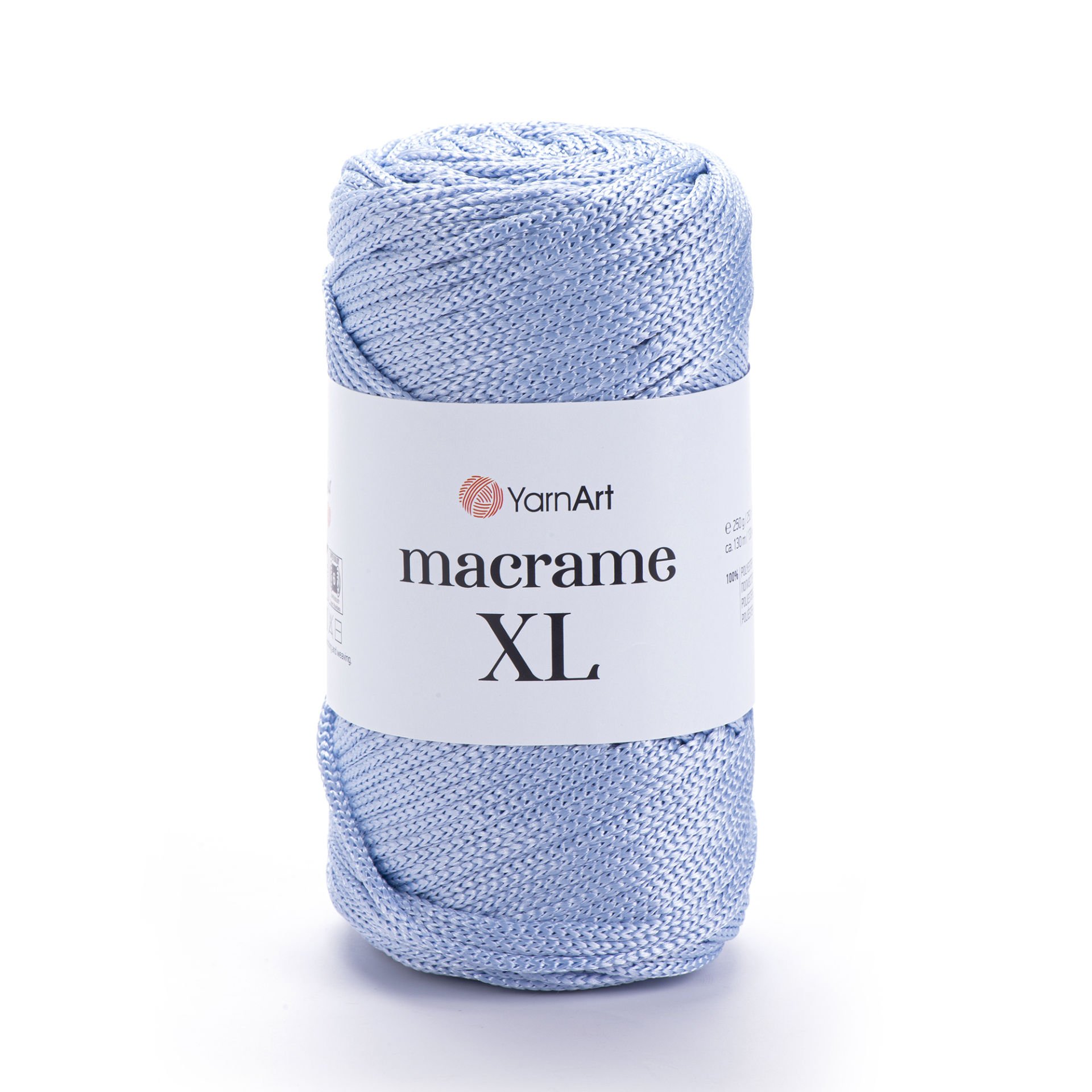 YARNART MACRAME XL - MAKROME EL ÖRGÜ İPİ BEBE MAVİSİ - 133