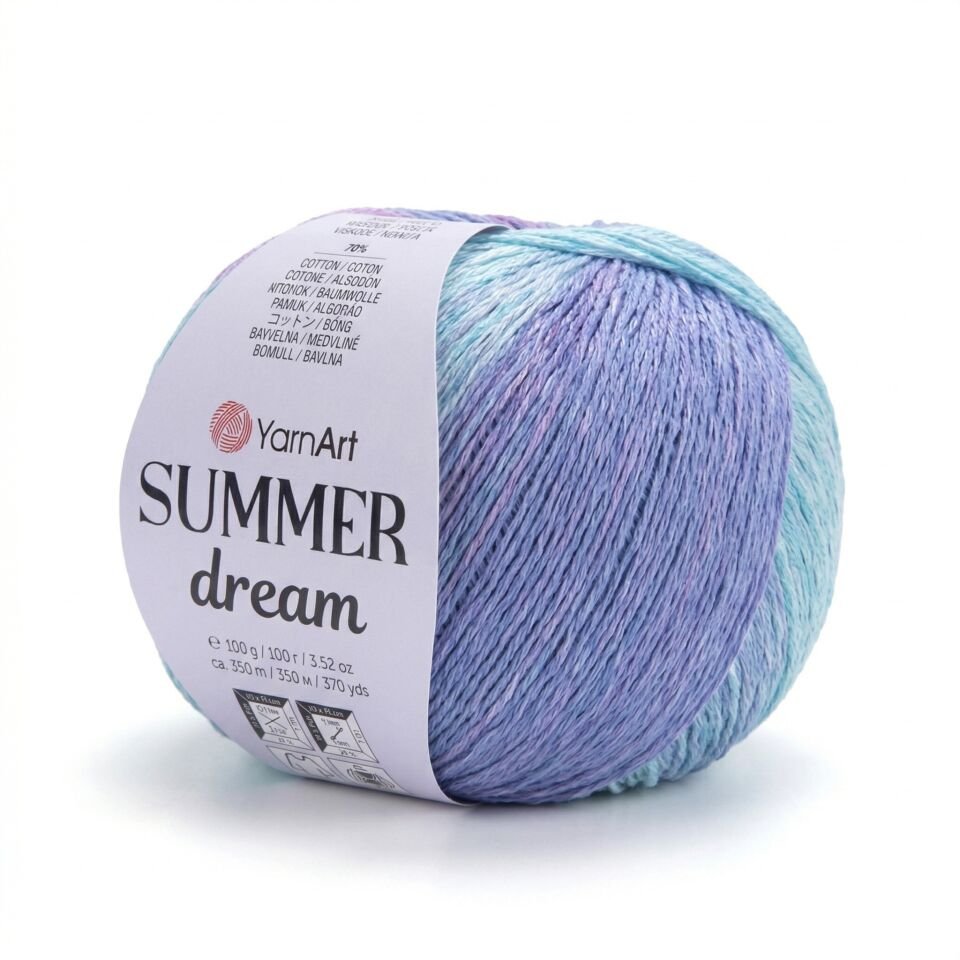 YARNART SUMMER DREAM - EBRULİ EL ÖRGÜ İPİ EBRULİ - 4302