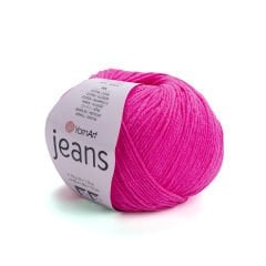 YARNART JEANS - EL ÖRGÜ İPİ FOSFORLU PEMBE - 59