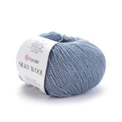 YARNART SILKY WOOL - EL ÖRGÜ İPİ KOT MAVİSİ - 331