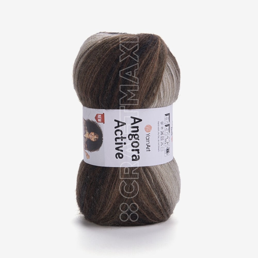 YARNART ANGORA ACTIVE NEW - EBRULİ EL ÖRGÜ İPİ EBRULİ - 849