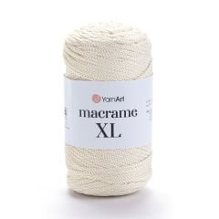 YARNART MACRAME XL - MAKROME EL ÖRGÜ İPİ KREM - 137