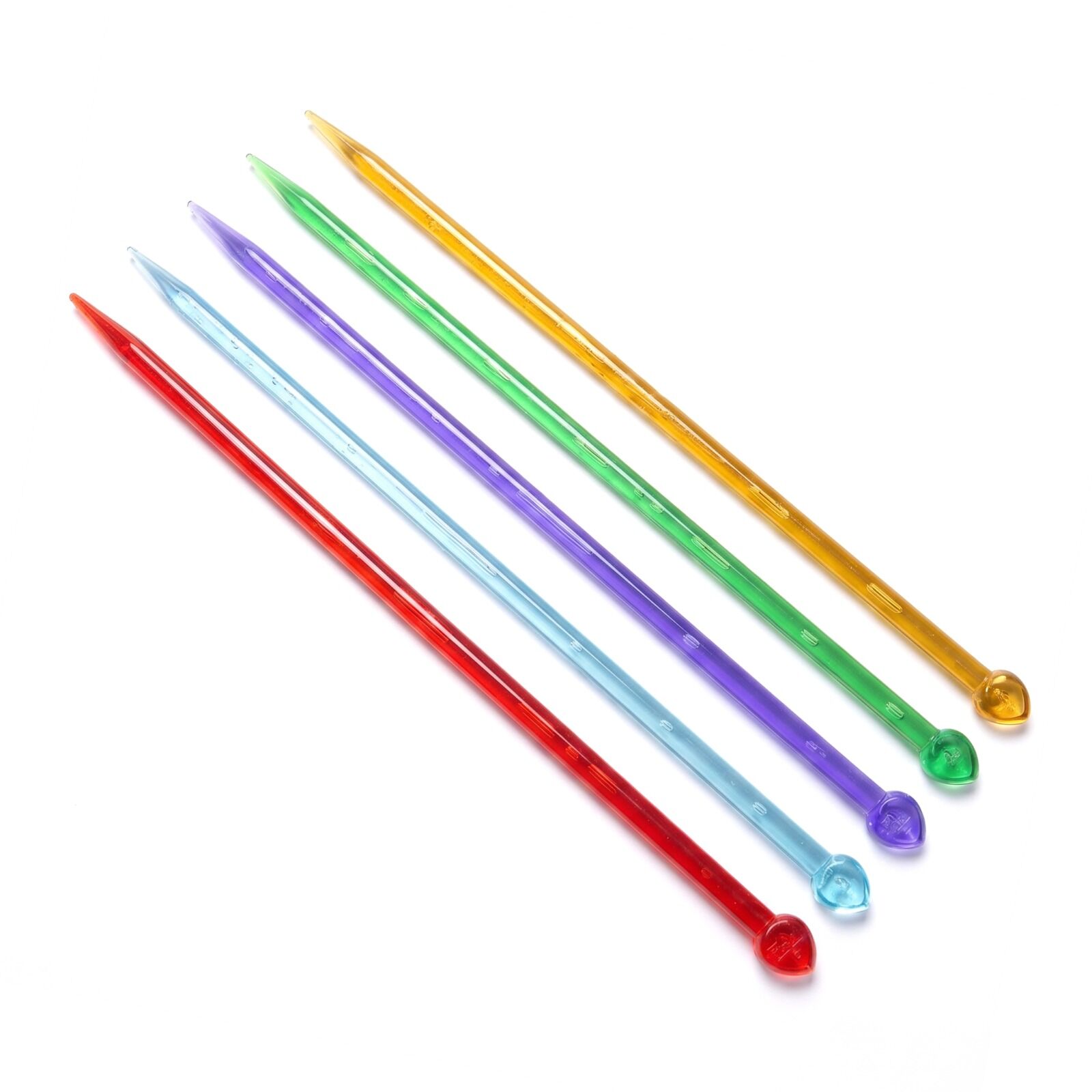 PLASTİK HAVALI ÖRGÜ ŞİŞİ 35 CM