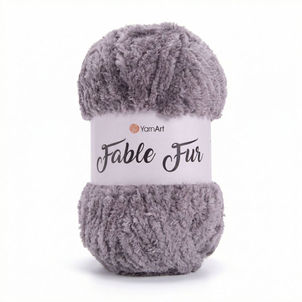 YARNART FABLE FUR - EL ÖRGÜ İPİ VİZON - 969