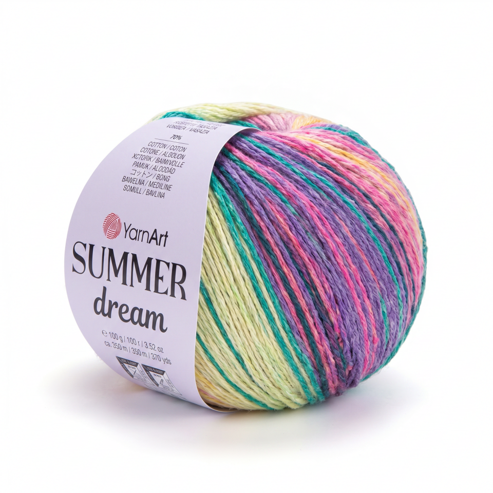 YARNART SUMMER DREAM - EBRULİ EL ÖRGÜ İPİ EBRULİ - 4305