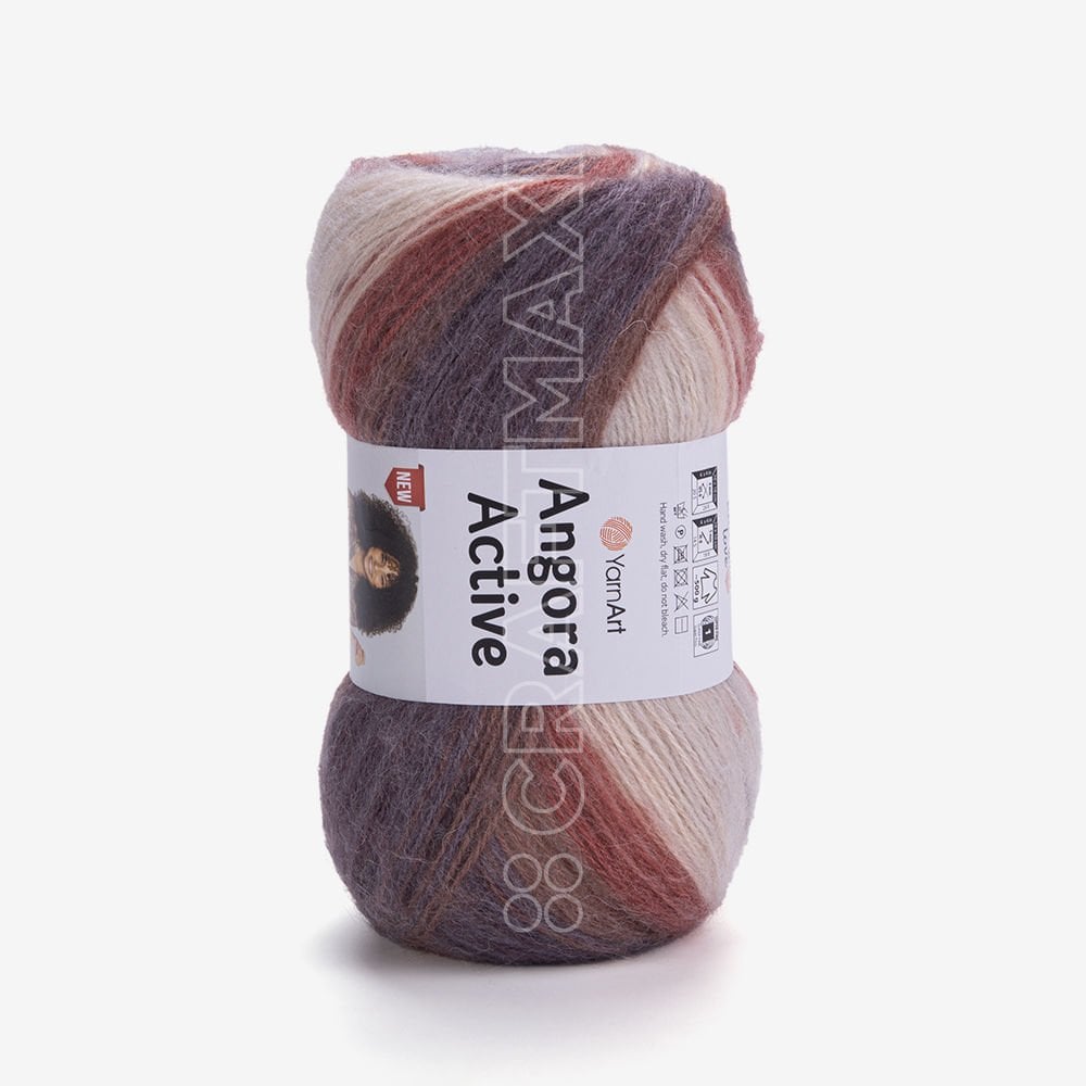 YARNART ANGORA ACTIVE NEW - EBRULİ EL ÖRGÜ İPİ EBRULİ - 851