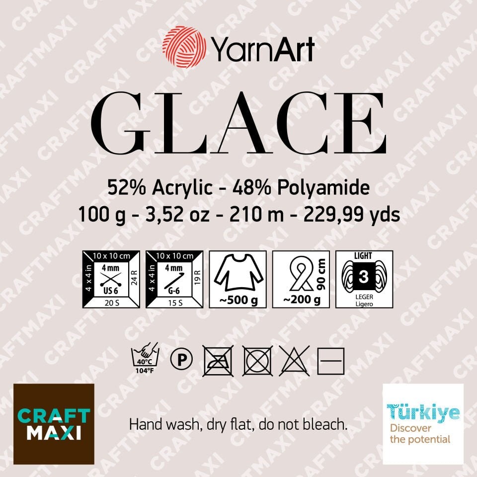 YARNART GLACE - ÖRGÜ İPİ