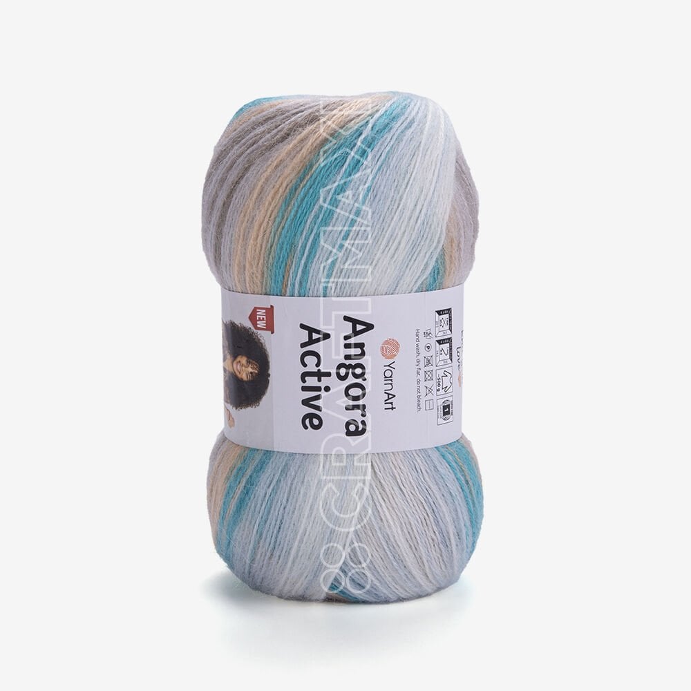 YARNART ANGORA ACTIVE NEW - EBRULİ EL ÖRGÜ İPİ EBRULİ - 852