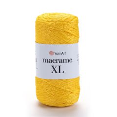 YARNART MACRAME XL - MAKROME EL ÖRGÜ İPİ KOYU SARI - 142