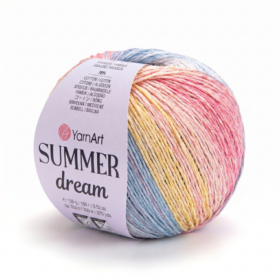 YARNART SUMMER DREAM - EBRULİ EL ÖRGÜ İPİ EBRULİ - 4307