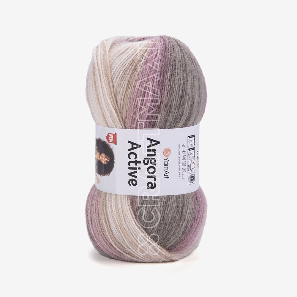 YARNART ANGORA ACTIVE NEW - EBRULİ EL ÖRGÜ İPİ EBRULİ - 853