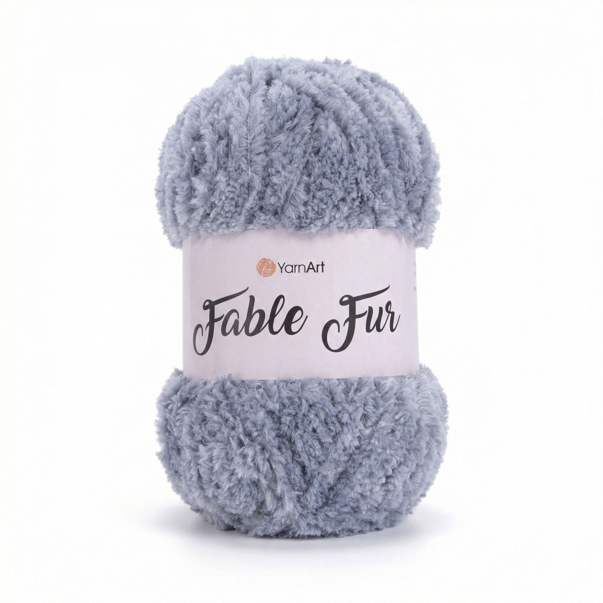 YARNART FABLE FUR - EL ÖRGÜ İPİ GRİ - 972