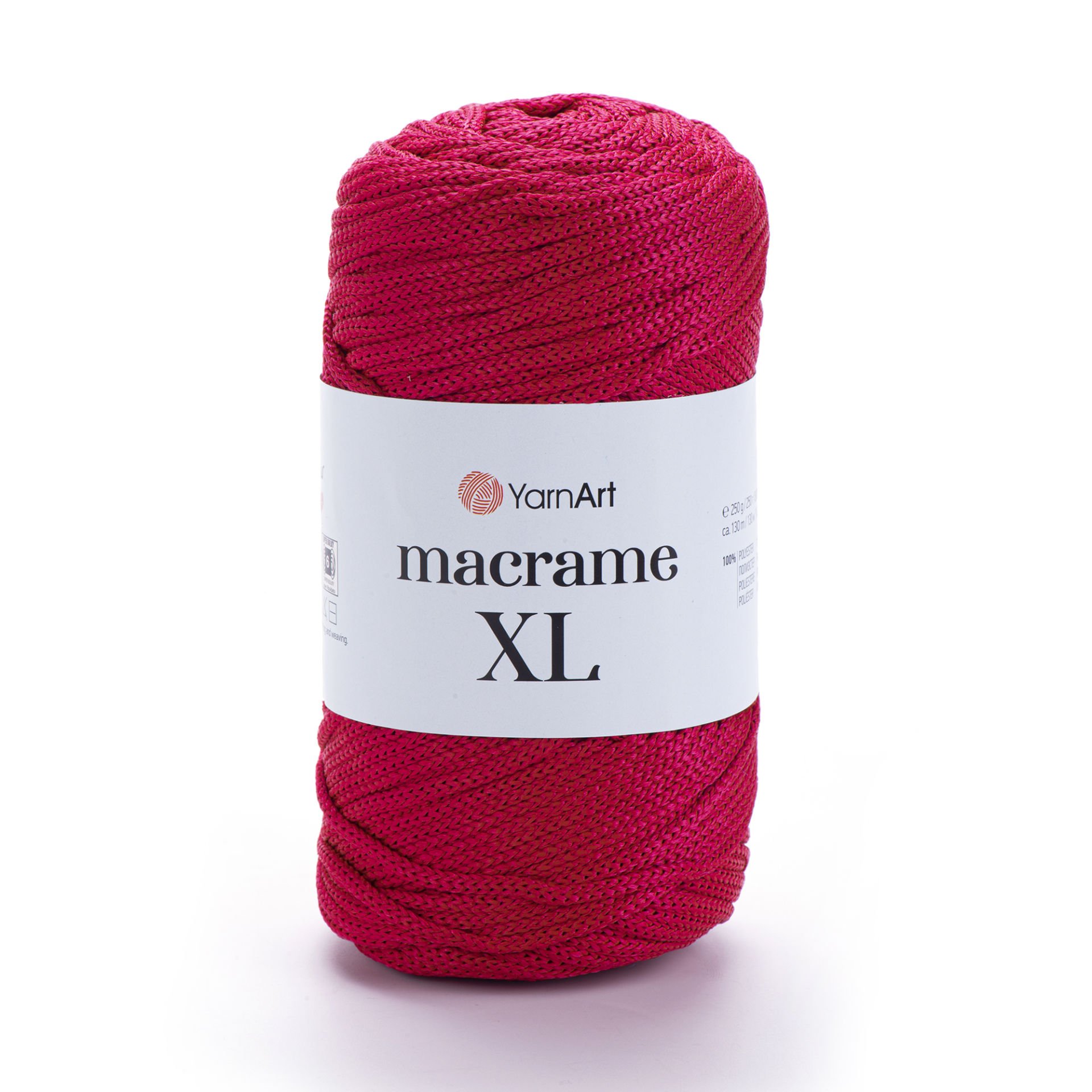 YARNART MACRAME XL - MAKROME EL ÖRGÜ İPİ KIRMIZI - 143