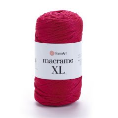 YARNART MACRAME XL - MAKROME EL ÖRGÜ İPİ KIRMIZI - 143