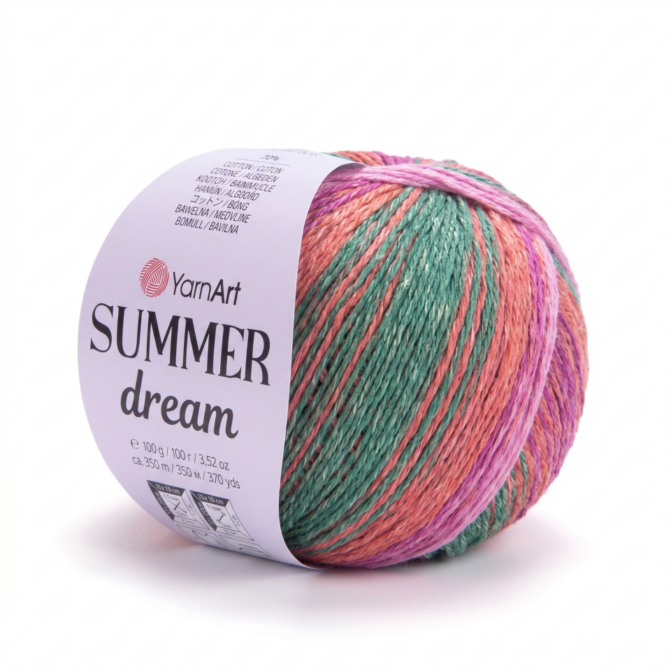 YARNART SUMMER DREAM - EBRULİ EL ÖRGÜ İPİ EBRULİ - 4308