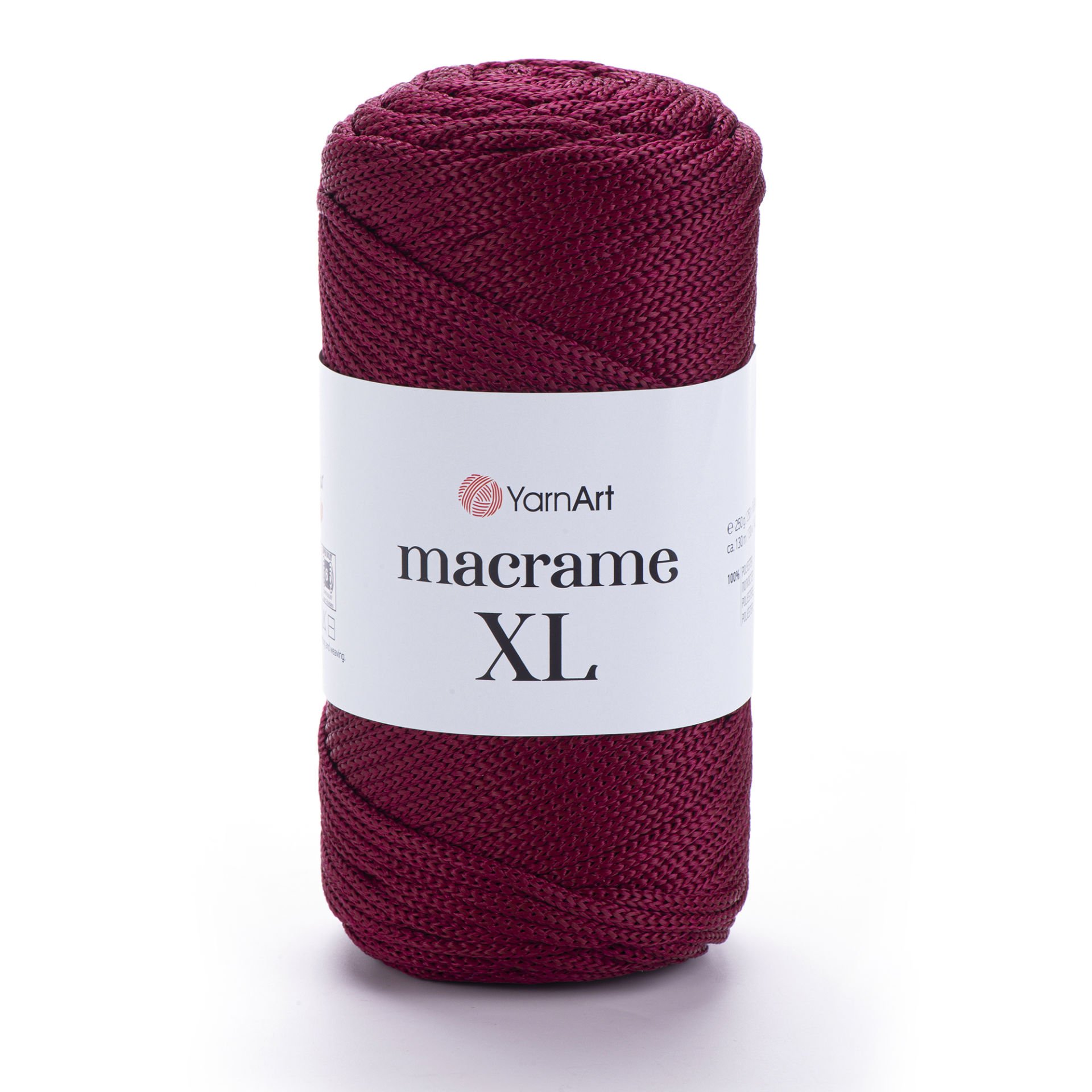 YARNART MACRAME XL - MAKROME EL ÖRGÜ İPİ BORDO - 145