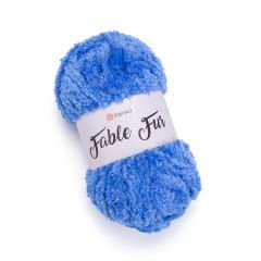 YARNART FABLE FUR - EL ÖRGÜ İPİ MAVİ - 974