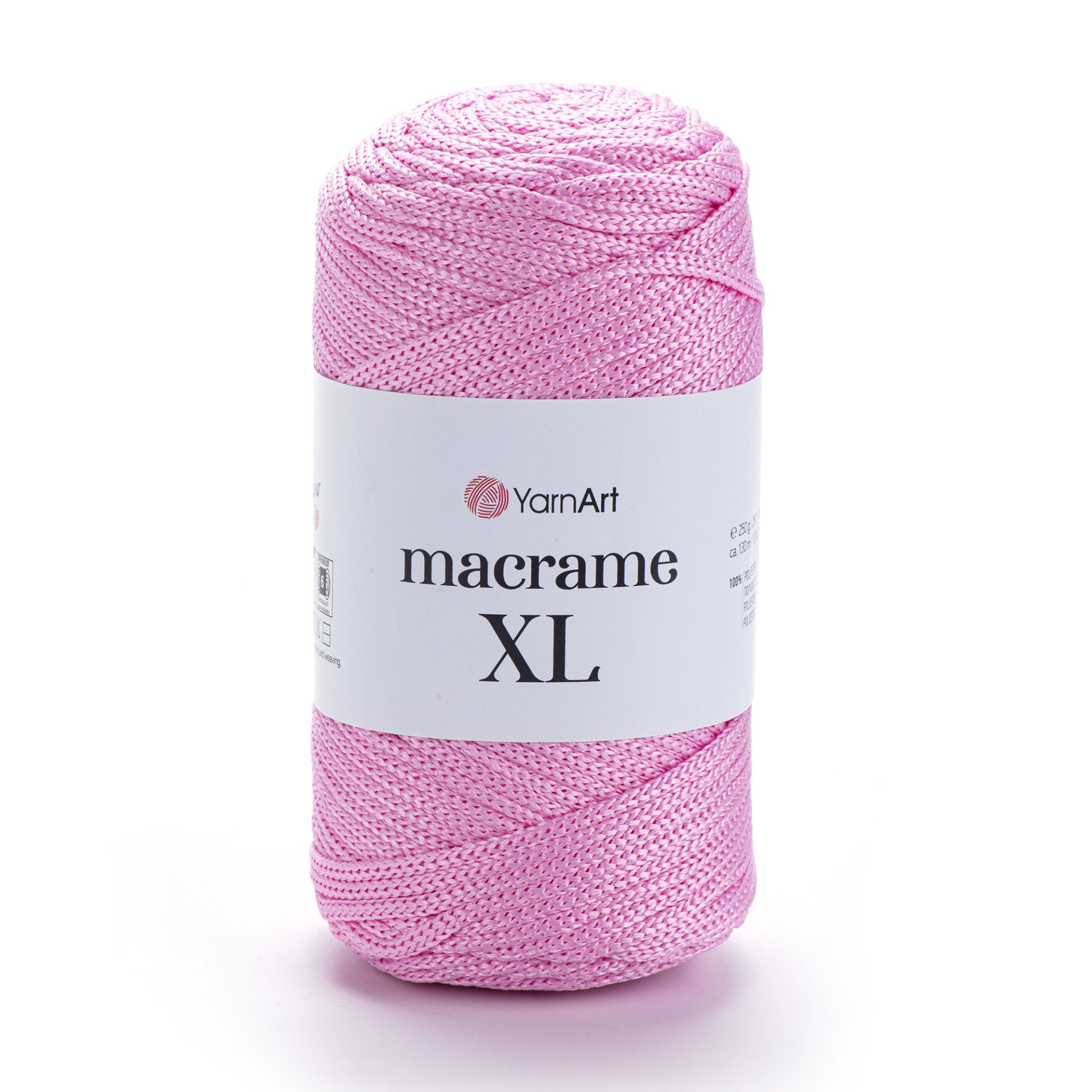 YARNART MACRAME XL - MAKROME EL ÖRGÜ İPİ PEMBE - 147