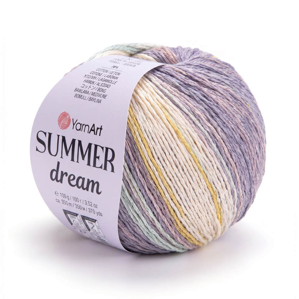 YARNART SUMMER DREAM - EBRULİ EL ÖRGÜ İPİ EBRULİ - 4310