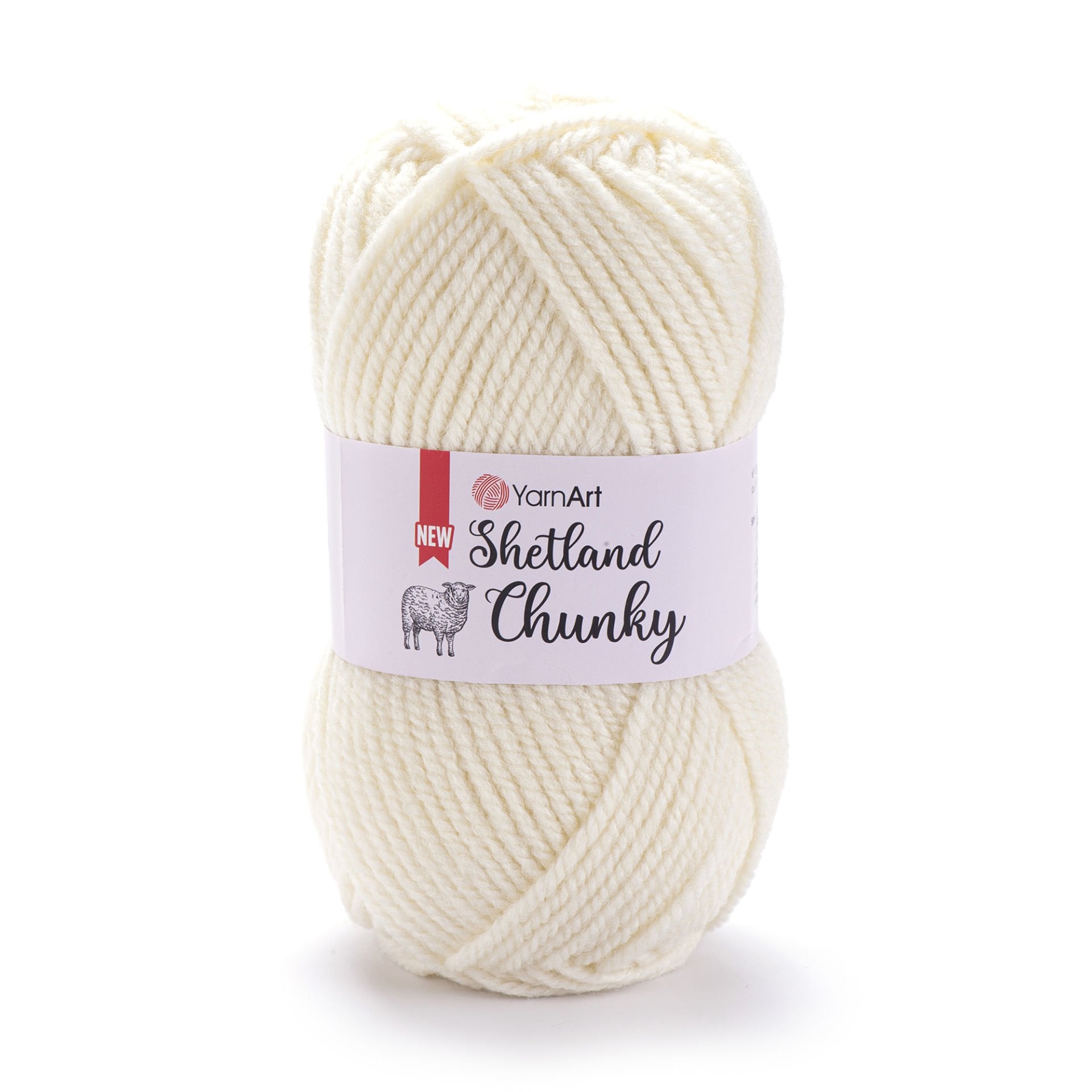 YARNART SHETLAND CHUNKY - EL ÖRGÜ İPİ KREM - 603