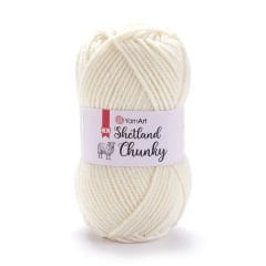 YARNART SHETLAND CHUNKY - EL ÖRGÜ İPİ KREM - 603