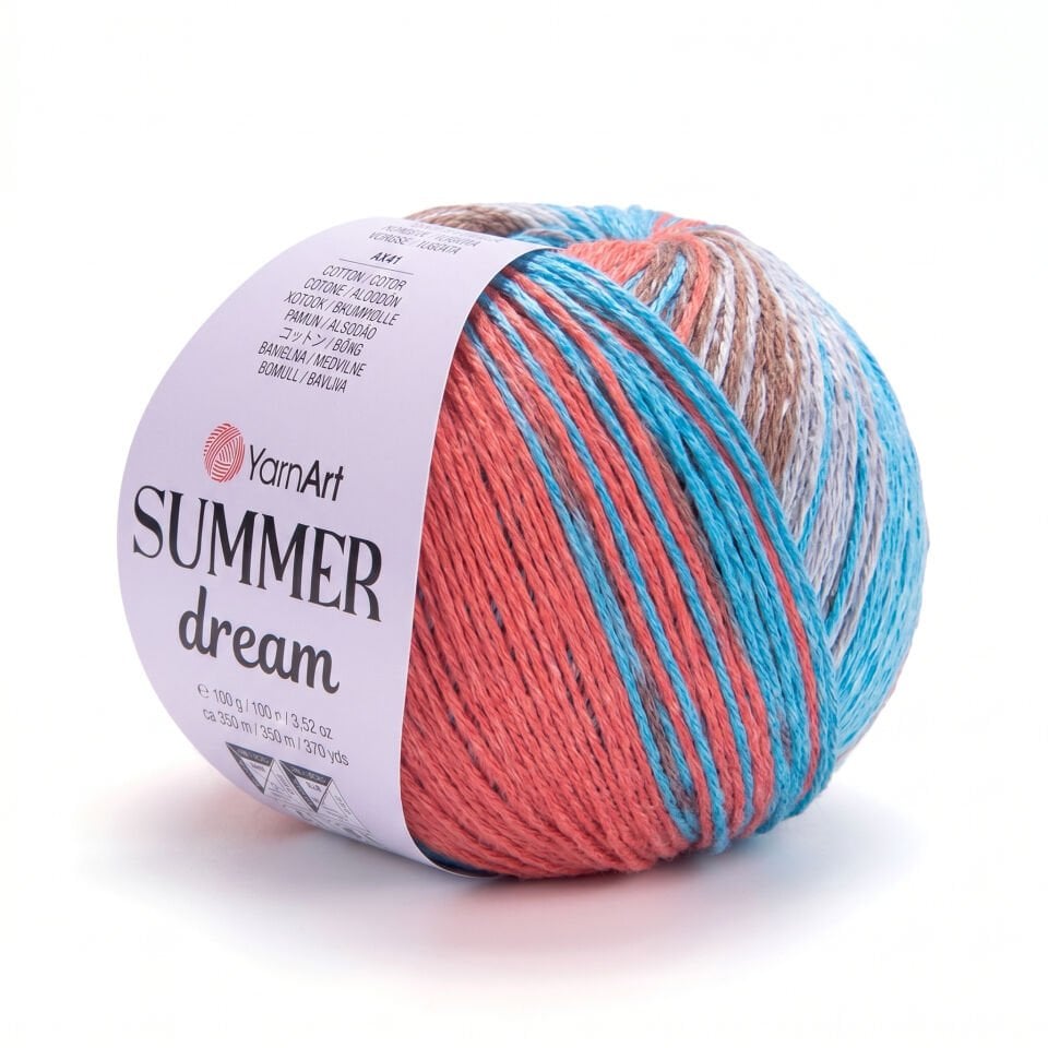 YARNART SUMMER DREAM - EBRULİ EL ÖRGÜ İPİ EBRULİ - 4311