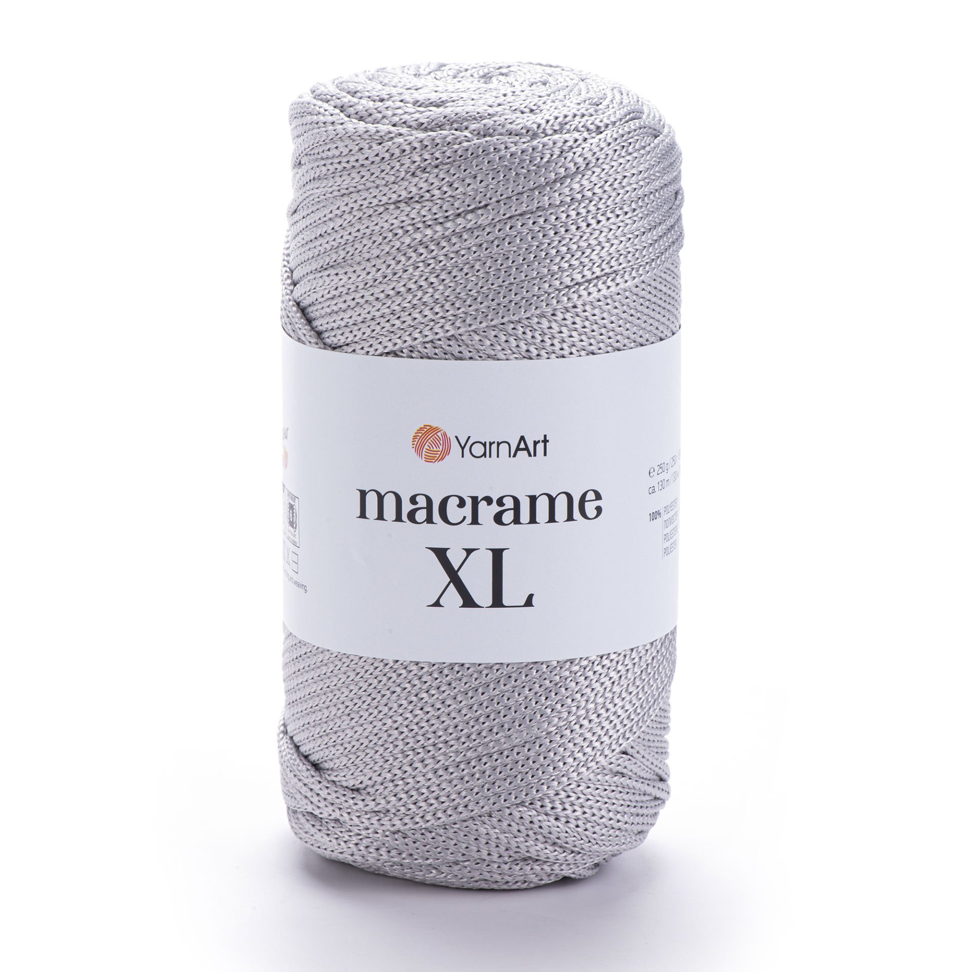 YARNART MACRAME XL - MAKROME EL ÖRGÜ İPİ AÇIK GRİ - 149