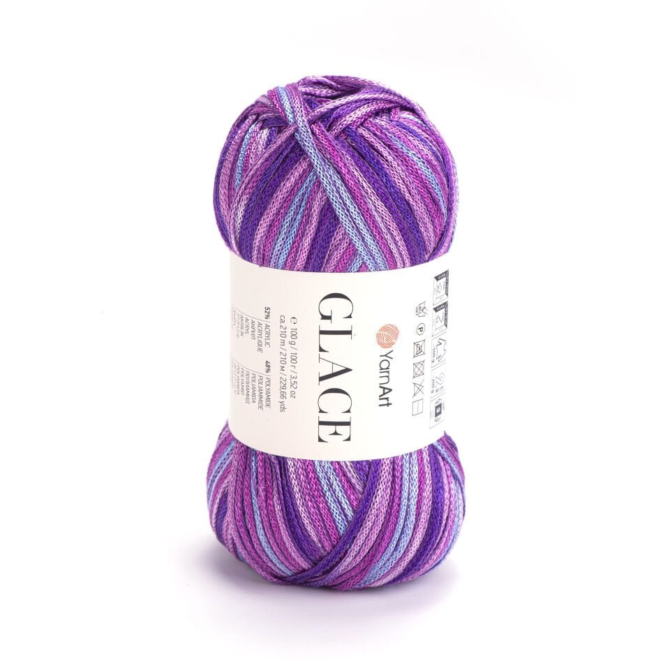 YARNART GLACE - ÖRGÜ İPİ EBRULİ - 7207