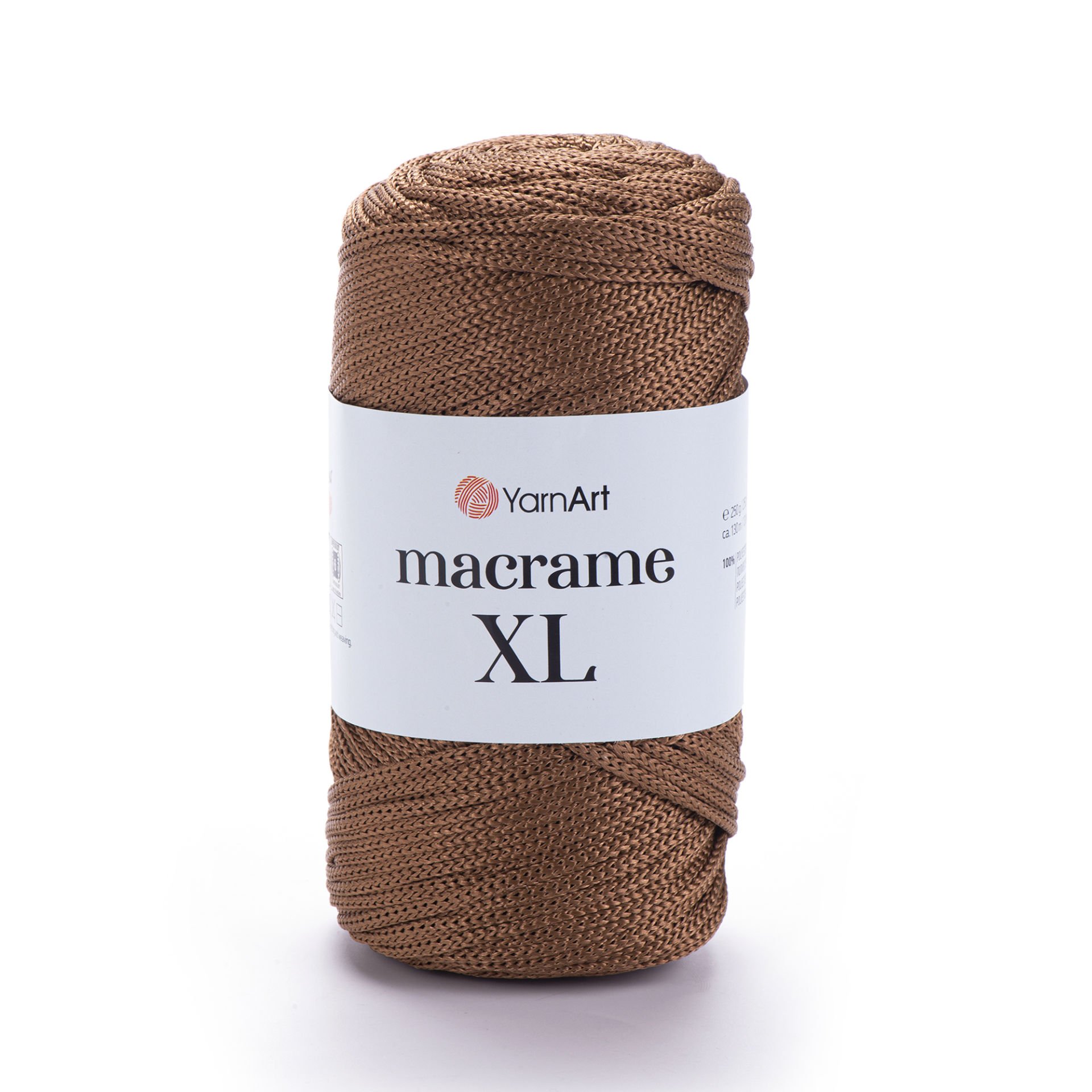 YARNART MACRAME XL - MAKROME EL ÖRGÜ İPİ KAHVERENGİ - 151