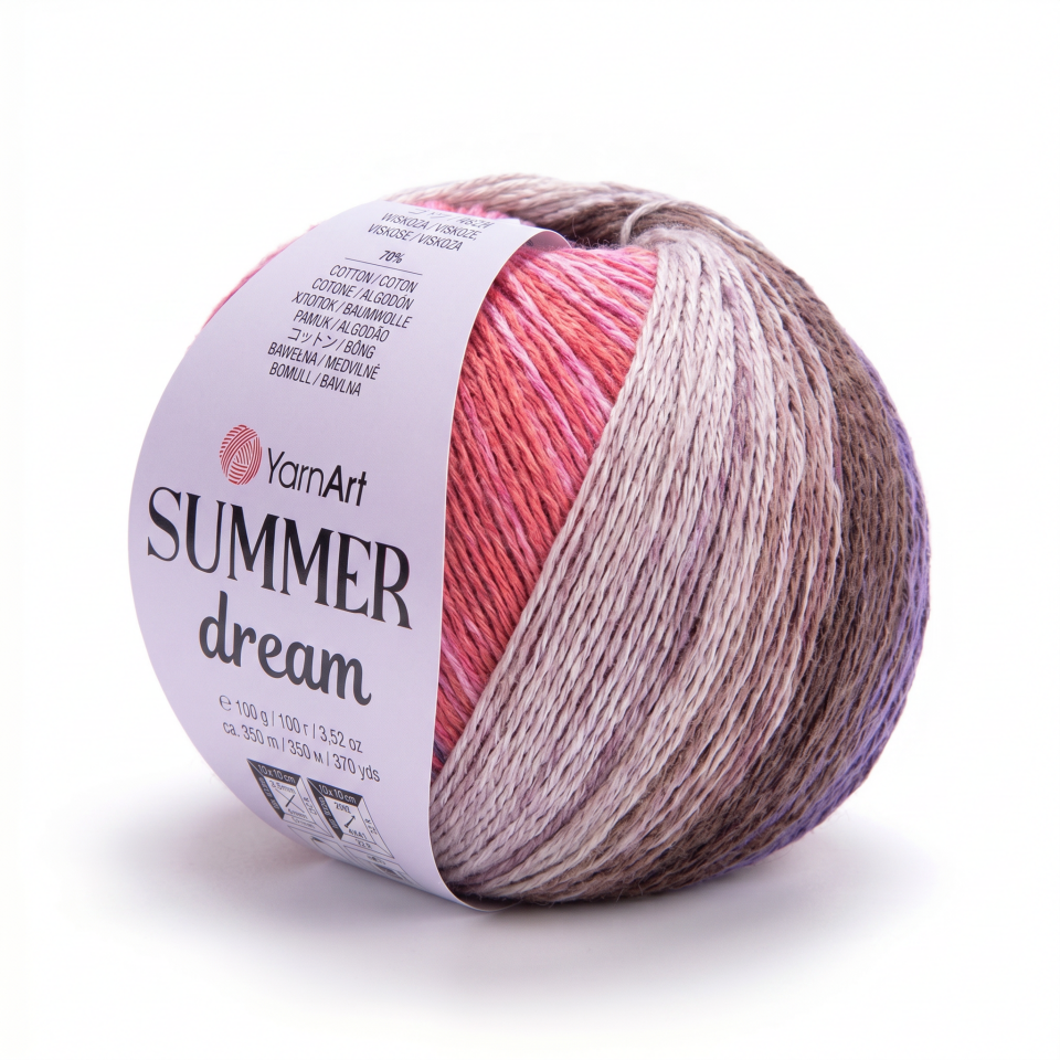 YARNART SUMMER DREAM - EBRULİ EL ÖRGÜ İPİ EBRULİ - 4315