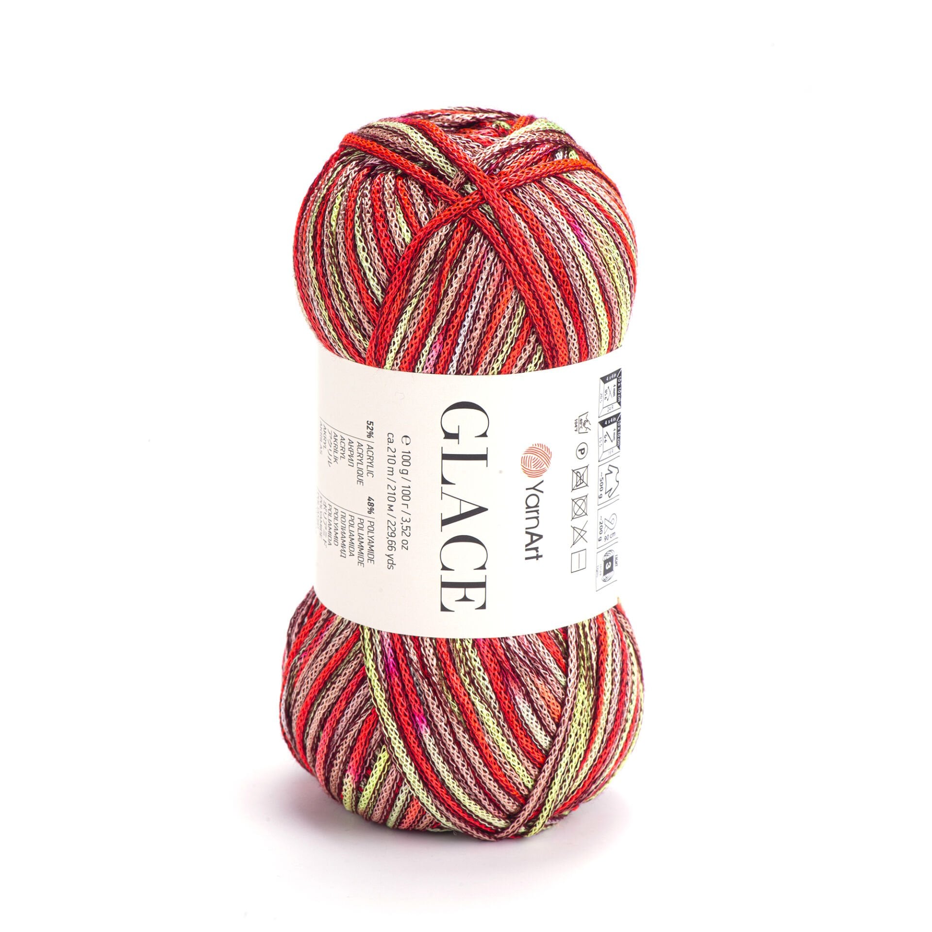 YARNART GLACE - ÖRGÜ İPİ EBRULİ - 7210