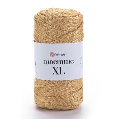 YARNART MACRAME XL - MAKROME EL ÖRGÜ İPİ KARAMEL - 155