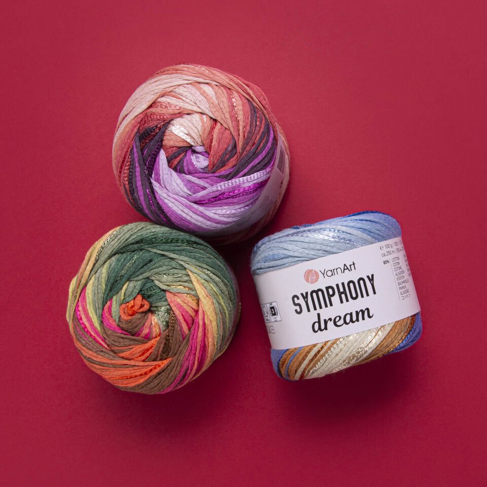 YARNART SYMPHONY DREAM - EBRULİ EL ÖRGÜ İPİ