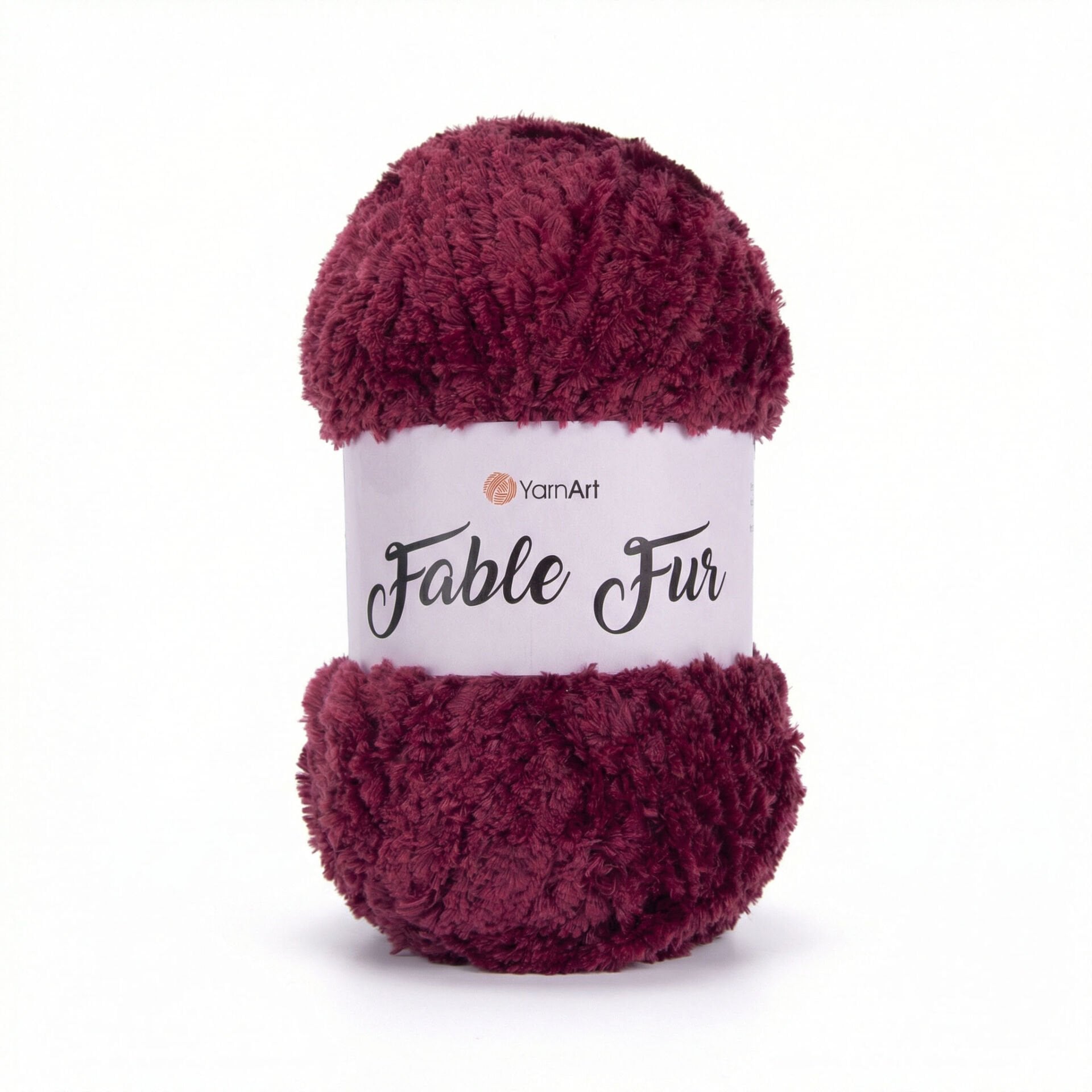 YARNART FABLE FUR - EL ÖRGÜ İPİ BORDO - 981