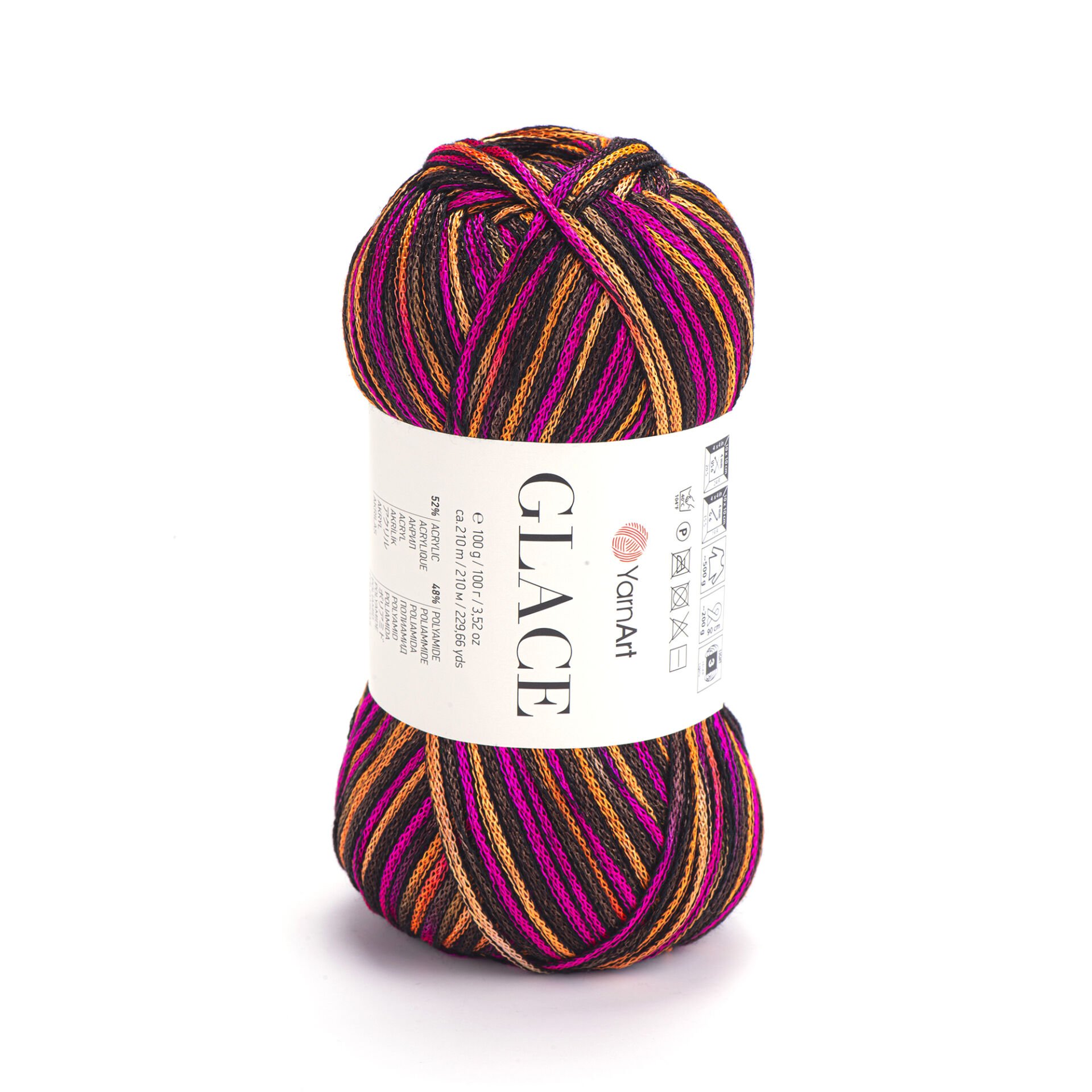 YARNART GLACE - ÖRGÜ İPİ EBRULİ - 7211