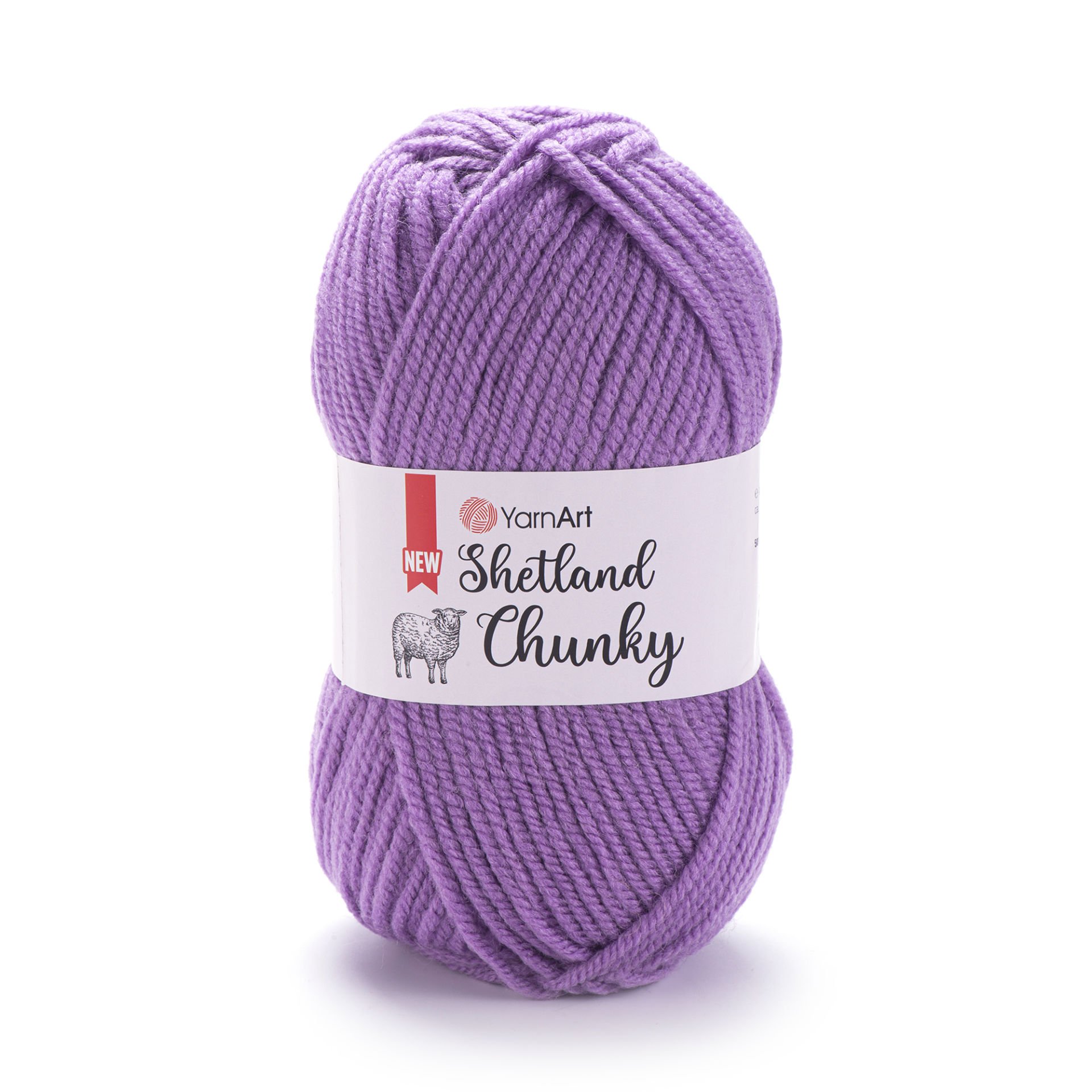 YARNART SHETLAND CHUNKY - EL ÖRGÜ İPİ LİLA - 614