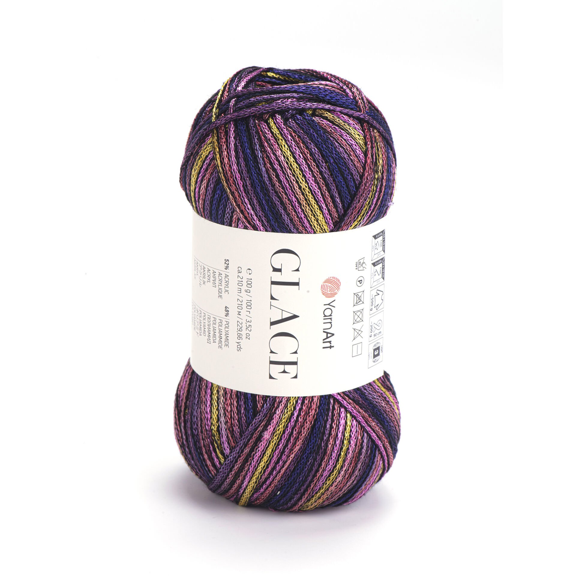 YARNART GLACE - ÖRGÜ İPİ EBRULİ - 7212