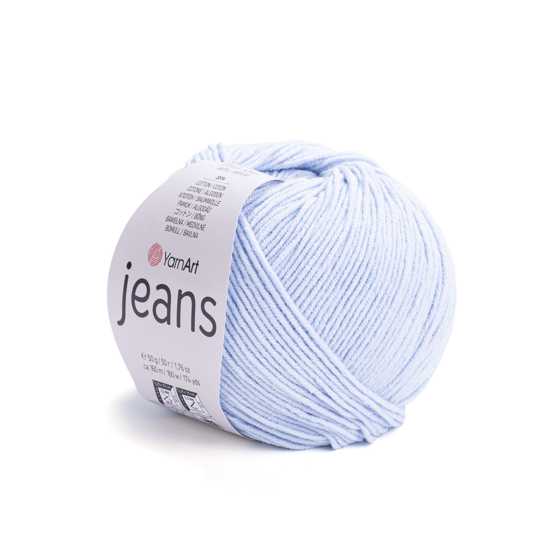 YARNART JEANS - EL ÖRGÜ İPİ AÇIK MAVİ - 75