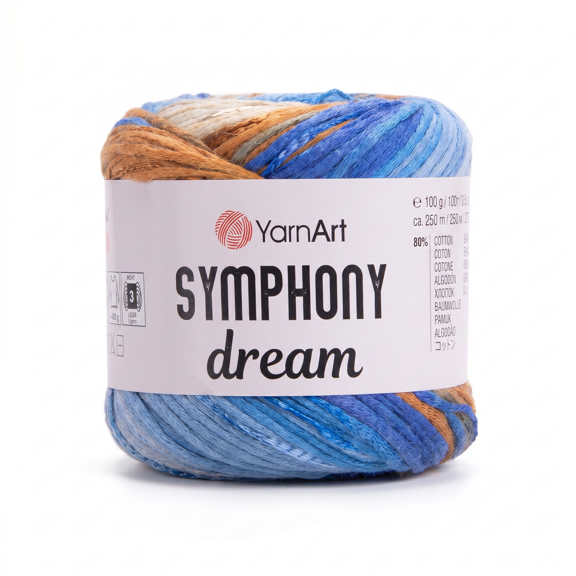 YARNART SYMPHONY DREAM - EBRULİ EL ÖRGÜ İPİ EBRULİ - 3101